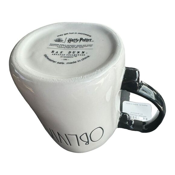 Rae Dunn Mug Harry Potter OBLIVIATE Double Sided Hogwarts Witch Wizard NEW 2024 - Picture 4 of 8